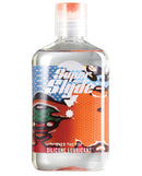 SuperSlyde Over The Top Silicone Lubricant 8.5 Oz bottle with vibrant packaging design.