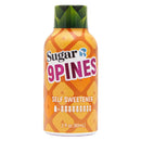 Sugar Splash 9pines Pineapple Shot Display Of 12 self sweetener bottle with pineapple design, 2 fl oz.