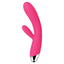 Svakom Angel 7.5 Inch G-Spot Clitoral Vibrator Plum Red for dual stimulation and intense pleasure.