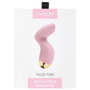Svakom Pulse Pure Suction Clitoral Stimulator Pink packaging showcasing its design and features.