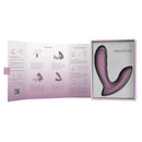 Svakom Erica Plus Personal Vibrator displayed in packaging with instructions for use and features.