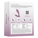 Svakom Erica Plus Personal Vibrator packaging showcasing design and features for enhanced pleasure.