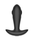 Secwell Reggie Tapping Anal Plug Black showcasing its sleek design for enhanced anal play.