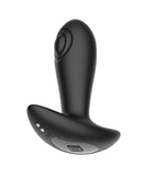Secwell Reggie Tapping Anal Plug Black - a unique anal plug with tapping and vibrating features.