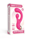 Secwell Bump Orgasm Turning Vibration G-Spot Massager Pink in vibrant packaging showcasing its unique dual-action design.