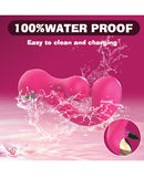 Secwell Bump Orgasm Turning Vibration G-Spot Massager Pink, 100% waterproof with easy cleaning and charging.