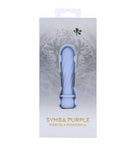 Maia Symba Swirl Bullet Vibrator Purple packaging showcasing sleek design and details.