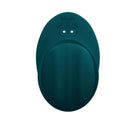 Blush Riana Silicone Clitoral Stimulator Dark Teal top view, showcasing its elegant design and smooth finish.