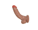 Major Dick Air Force Caramel Tan Dildo 5.25 inch featuring realistic detail and smooth finish.