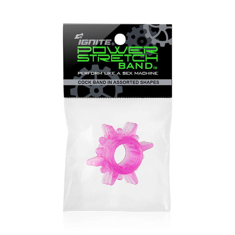 Ignite Series Power Stretch Band Purple Cock Ring Ignite Series Power Stretch Band Purple Cock Ring