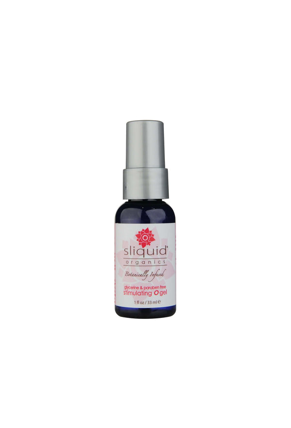 Sliquid Organics O Gel 1oz bottle for clitoral stimulation, vegan-friendly and made with natural ingredients.