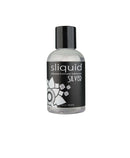 Sliquid Silver Silicone-based Lubricant 4.2 Oz bottle featuring sleek design and premium silicone formulation.