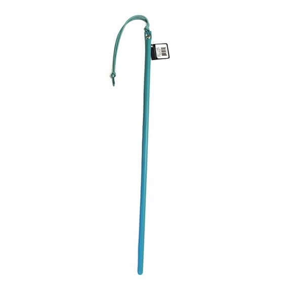 24IN LEATHER WRAPPED CANE BABY BLUE-0
