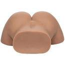 Stroke It Life Size Pussy & Ass Masturbator Brown viewed from the back, showcasing realistic curves and texture.