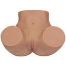 Stroke It Life Size Pussy & Ass Masturbator Brown, realistic texture and curves for an unforgettable experience.
