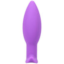 Neo Purple Anal Plug by Tantus, tapered design, ultra-premium silicone, beginner-friendly for anal play.