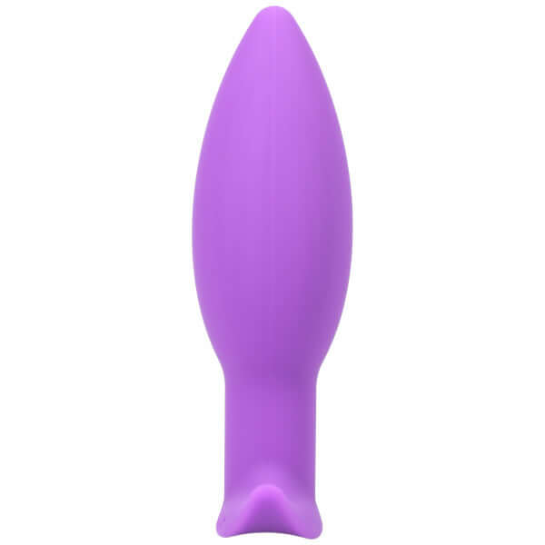Neo Purple Anal Plug by Tantus, tapered design, ultra-premium silicone, beginner-friendly for anal play.