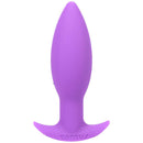 Neo Purple Anal Plug by Tantus, tapered design for beginners, made from 100% body-safe silicone, ideal for anal exploration.