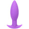 Neo Purple Anal Plug by Tantus, tapered design for beginners, made from 100% body-safe silicone, ideal for anal exploration.