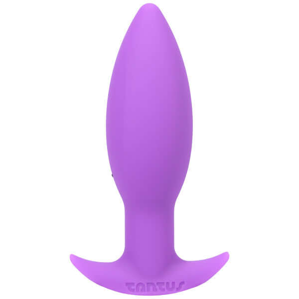 Neo Purple Anal Plug by Tantus, tapered design for beginners, made from 100% body-safe silicone, ideal for anal exploration.