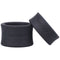 Tantus Ball Stretcher Kit in black, crafted from 100% soft silicone for safe and pleasurable scrotum stretching.