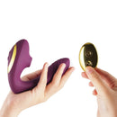 Tracy's Dog OG2 Clitoral Sucking Vibrator Purple with wireless remote for hands-free pleasure.