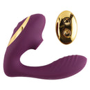 Tracy's Dog OG2 Clitoral Sucking Vibrator Purple with wireless remote control and air-pulse technology.