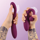 Tracy's Dog OG3 Detachable Clitoral Sucking Vibrator held in hands for versatile pleasure and stimulation.