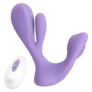 Tracy's Dog Swirlii Wearable Panty Vibrator Purple in a sleek design with remote control for hands-free pleasure.