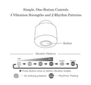 Tenga Iroha Temari KAZE instructions featuring one-button controls, vibration strengths, and rhythm patterns.