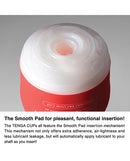 Tenga U.S Original Vacuum Cup Gentle top view showcasing the Smooth Pad for functional insertion.