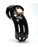 The Curve 3 3/4 inch Curved Cock Cage & Lock Set Black - Image 3