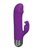 Glam Rabbit Bullet Vibrator Purple featuring a playful rabbit design and powerful vibrations for dual stimulation.