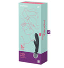 Satisfyer Triple Lover Rabbit and Wand Vibrator elegantly packaged with a sleek design and vibrant colors.