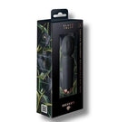 Black Tulip Rechargeable Mini Wand Massager packaging showcasing sleek design and features.