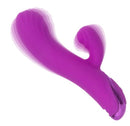 Kroma Turbo Passion Silicone Dual Stimulator Purple showcasing its flexible dual-tip design and sleek purple finish.
