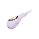 Lelo Dot Clitoral Stimulator Lilac, an elliptical pleasure device designed for focused clitoral stimulation.