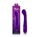 Viben Devotion G-Spot Massager Violet displayed with soft flexible design and elegant purple color.