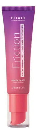 Elixir Friction Tightening Lubricant 30 ml water-based intimate lubricant with a narrowing effect in tube packaging.