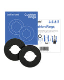 Bathmate Hydromax/HydroXtreme 3/5/6/7 Cushion Pad Black and instructions for use with hydropumps.