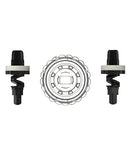 Bathmate Hydroxtreme Replacement Valve Pack Black components, featuring locking valves for hydropump maintenance.