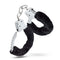 Temptasia Beginner Cuffs - Stylish and Comfortable BDSM Handcuffs with Black Fur Lining