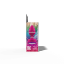 Viben Twila Twirling Light Up Vibrating Anal Plug Pink packaging showcasing 14 functions and vibrant colors.