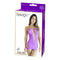 Entice Mini Cut Out Dress in Purple, showcasing a form-fitting design with stylish cutouts, perfect for a night out.