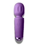 Violet Dream Rechargeable Mini Wand Massager Purple with soft silicone head and elegant design.