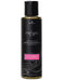 Me & You Pheromone-Infused Luxury Massage Oil - Pink Grapefruit & Vanilla Bean, 4.2 oz bottle in black packaging.
