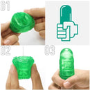 Tenga Uni Variety Pack instructions showcasing pleasure sleeves and usage steps.