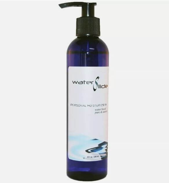 Earthly Body Hemp Seed By Night Better Together Watermelon Waterslide personal moisturizer bottle.