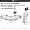 Before use instructions for Tenga Flip Zero Gravity Electronic Vibration White with lubrication details and device parts.