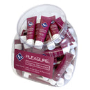ID Pleasure Tingling Sensation Lube 12ml Bowl of 72 in a clear container with multiple tubes.